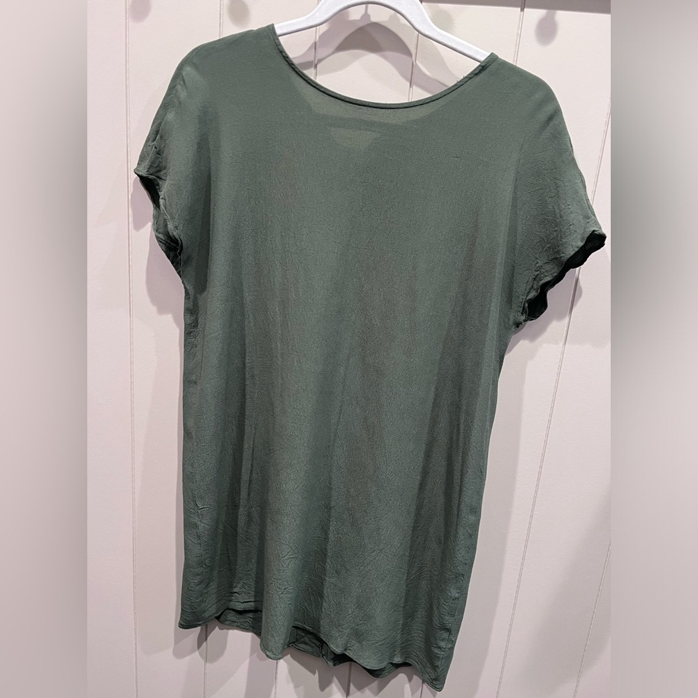 Madewell button back tunic- small